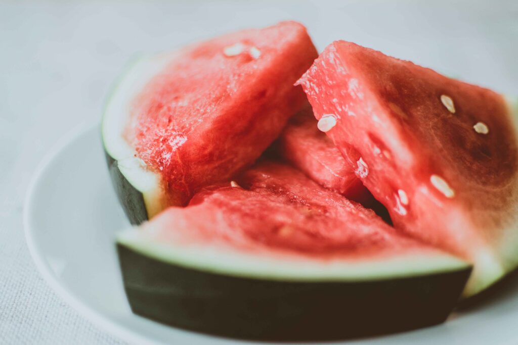 Growing watermelons in container