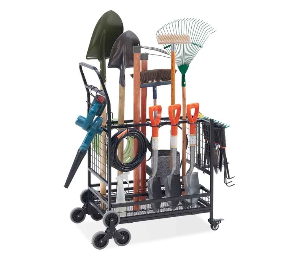 tool organizer for shed