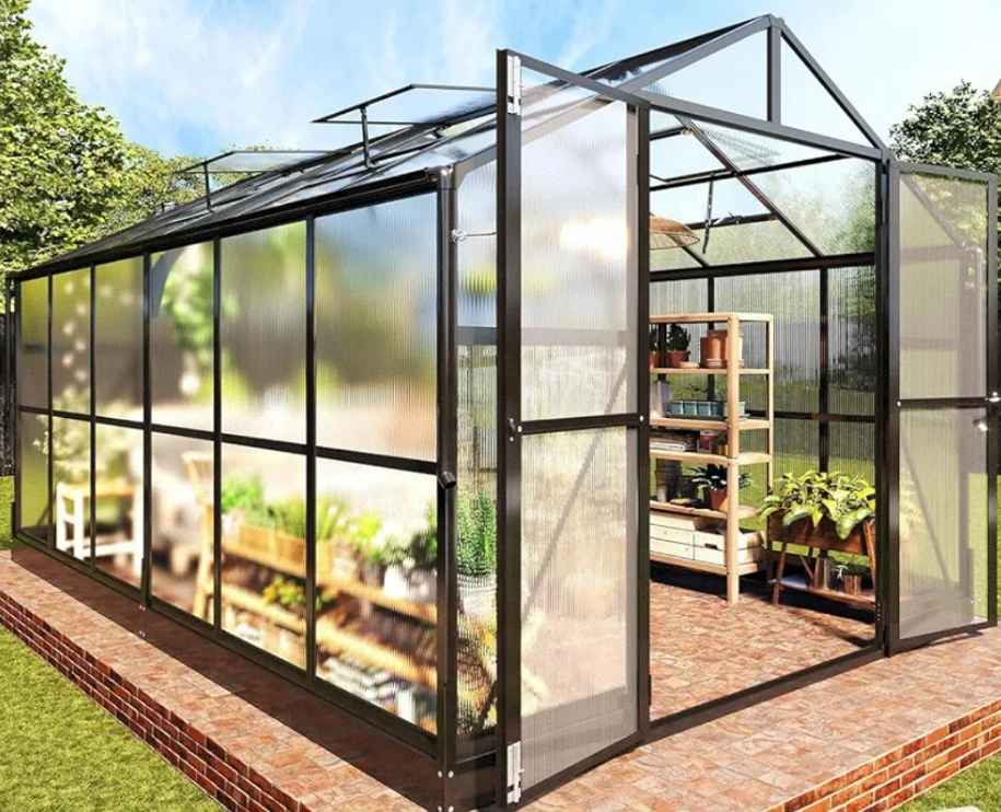 Polycarbonate Walk-In Greenhouse