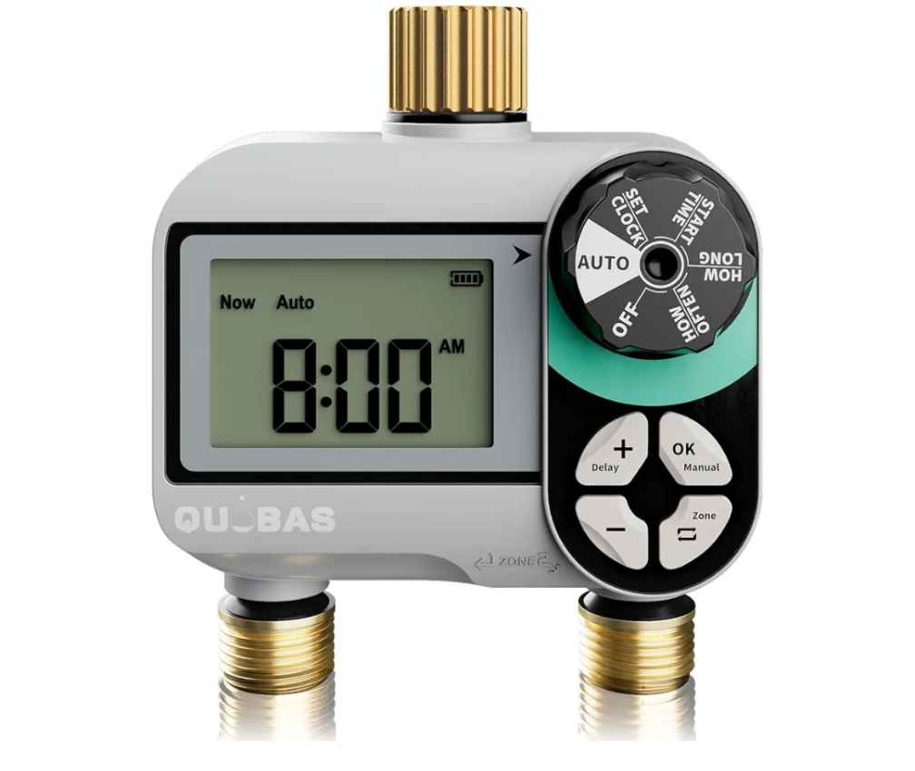 4 Outlet Sprinkler Timer Brass
